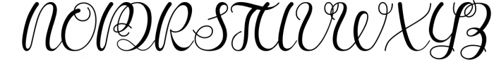 Kanaya - Romantic Font Font UPPERCASE