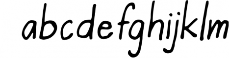 Kanda Handwriting Typeface 2 Font LOWERCASE