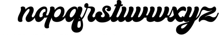 Kandani - Retro Bold Script Font LOWERCASE