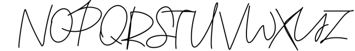 Kandi - A Handwritten Signature Font Font UPPERCASE