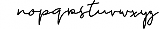 Kandi - A Handwritten Signature Font Font LOWERCASE