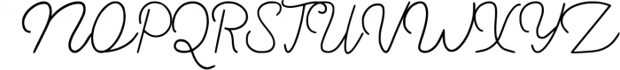 Kangtoni - Monoline Script Font Font UPPERCASE