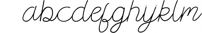 Kangtoni - Monoline Script Font Font LOWERCASE