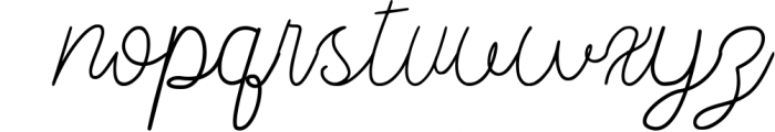 Kangtoni - Monoline Script Font Font LOWERCASE