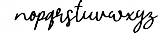 Kanitta - Handwriting Script Font LOWERCASE