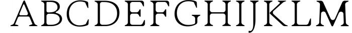 Karoll Modern Serif Font Typeface 1 Font UPPERCASE