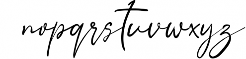 Karuniawati - Smart Signature Font Font LOWERCASE
