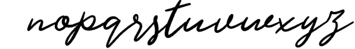 Kastyle Signature Brush Font LOWERCASE