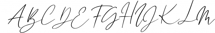 Katalia Handwritten Font Font UPPERCASE