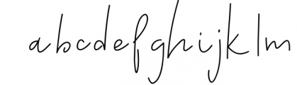 Kate Johnson - A Signature Script Font (with alternative) Font LOWERCASE