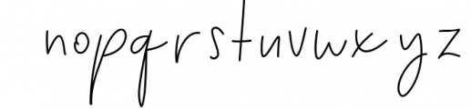 Kate Johnson - A Signature Script Font (with alternative) Font LOWERCASE