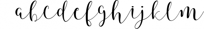 Kayla Script Font LOWERCASE