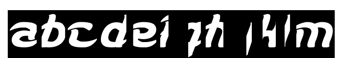 KARATE-Inverse Font LOWERCASE