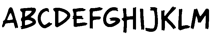Kabare Font UPPERCASE