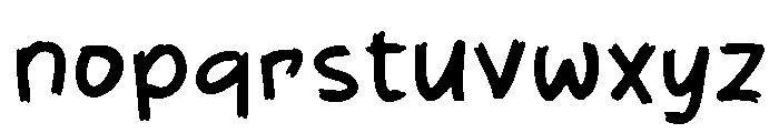 Kabare Font LOWERCASE