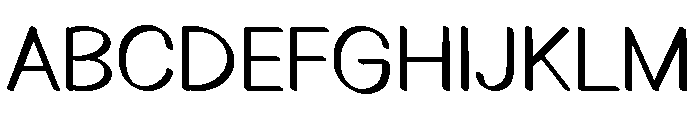 Kabilla Regular Font UPPERCASE