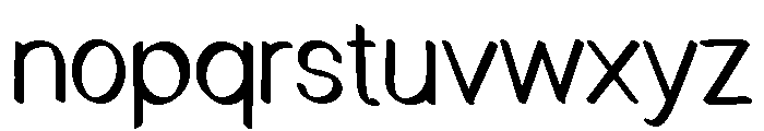Kabilla Regular Font LOWERCASE
