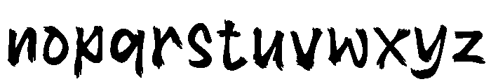 Kadingaren Font LOWERCASE