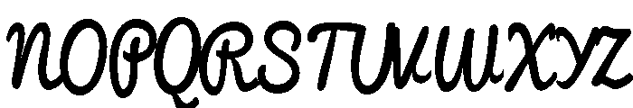 Kadungenjoy Regular Font UPPERCASE