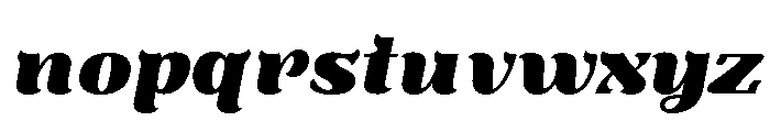 Kaftus-Oblique Font LOWERCASE