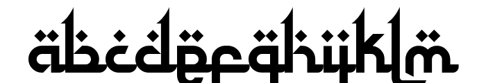 Kahfi Font LOWERCASE
