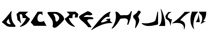 Kahless Font UPPERCASE