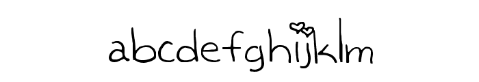 Kaileen Font LOWERCASE