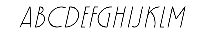 Kaineko Italic Font UPPERCASE