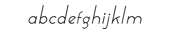 Kaineko Italic Font LOWERCASE