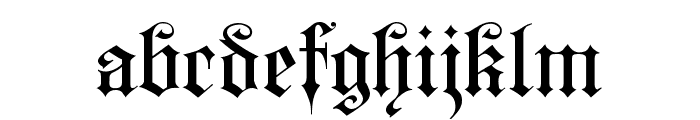 KaiserzeitGotisch Font LOWERCASE