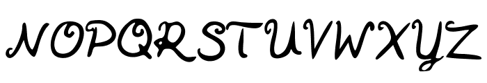 Kait_s_Handwriting Font UPPERCASE