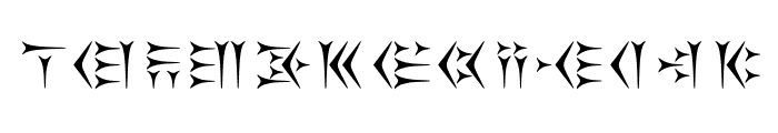 Kakoulookiam Font UPPERCASE