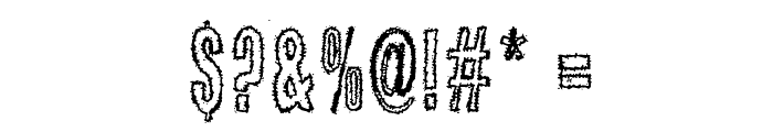Kaktuspiste Font OTHER CHARS