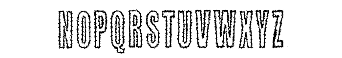 Kaktuspiste Font UPPERCASE