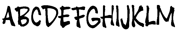 Kalegrass Font UPPERCASE