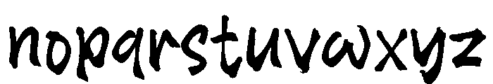 Kalegrass Font LOWERCASE
