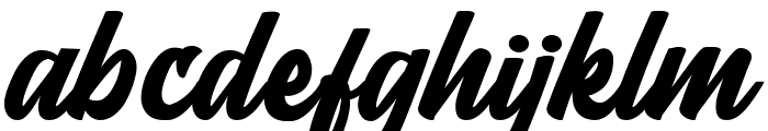 Kalimat Script Font LOWERCASE