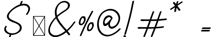 KalimeraRegular Font OTHER CHARS