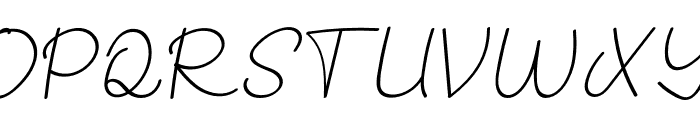KalimeraRegular Font UPPERCASE