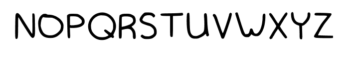 Kalis Handwriting Regular Font UPPERCASE