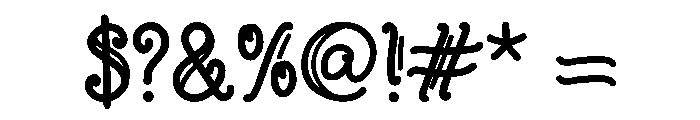 Kamandungan Regular Font OTHER CHARS