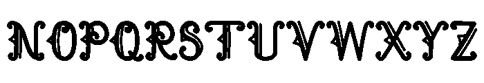 Kamandungan Regular Font UPPERCASE