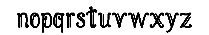 Kamandungan Regular Font LOWERCASE