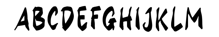 Kambek Font UPPERCASE