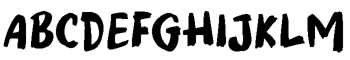 Kamezo Font UPPERCASE