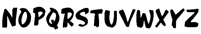 Kamezo Font UPPERCASE
