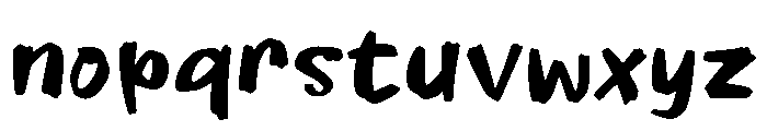 Kamezo Font LOWERCASE
