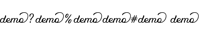 Kamila-DEMO Regular Font OTHER CHARS