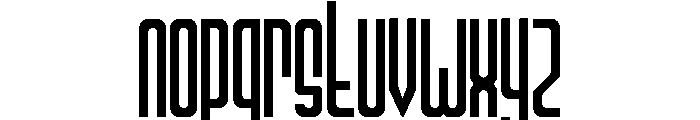 Kamino Bottom Font LOWERCASE