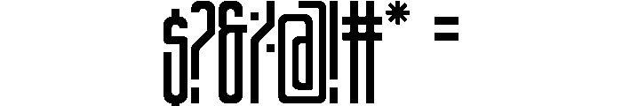 Kamino Top Font OTHER CHARS